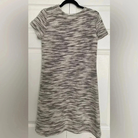 Melissa Paige Women’s“A-Line” Textured Cotton Mini Dress Pearl Trim Medium EUC - Picture 4 of 10